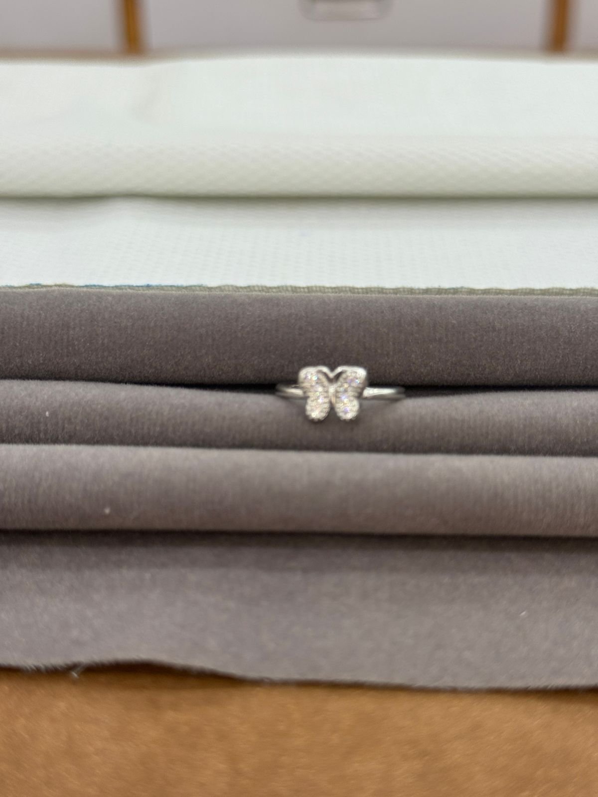 92.5 Small Silver Butterfly ring